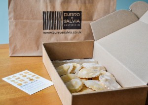 Unboxing the pasta from Burro e Salvia